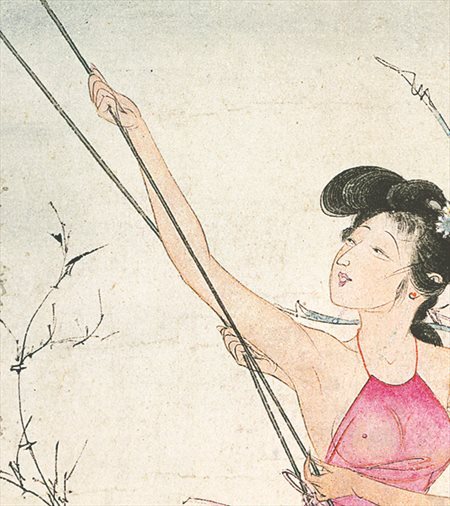 姜堰-胡也佛的仕女画和最知名的金瓶梅秘戏图
